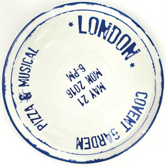 bitossi London pizza plate 2